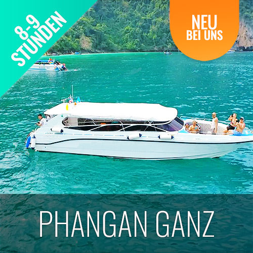 EXKLUSIVE BOOTSTOUR KOH PHANGAN - GANZTAGES AUSFLUG
