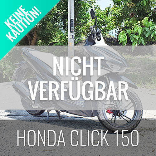 Roller mieten Koh Samui Honda Click 150 ohne Reisepass mit Lieferung