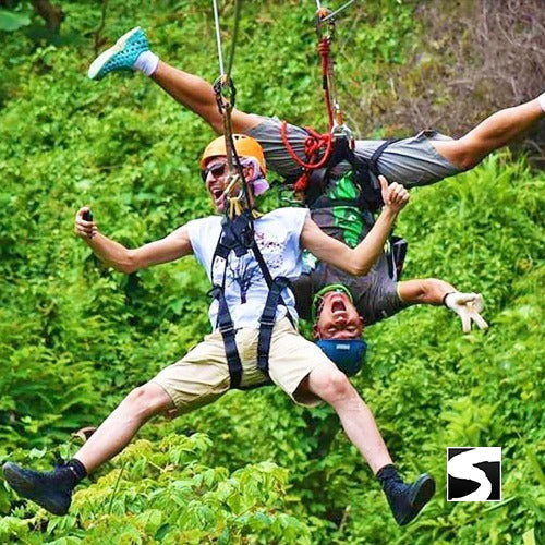 Kreuzfahrt - Abenteuer Ausflug Zipline 5000 Meter Kreuzfahrtpassagiere - kohsamuiausflug.de