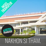 Koh Samui nach Nakhon Si Tham. Flughafen mit Fähre und Hoteltransfer